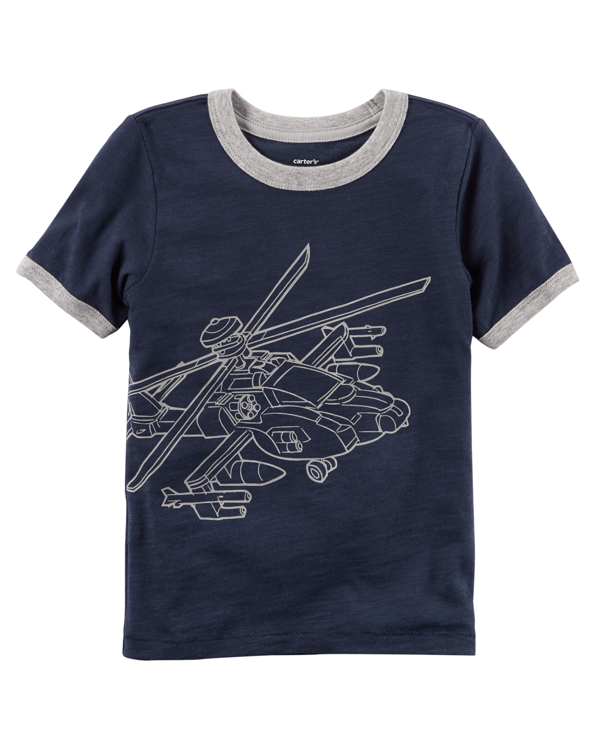 Helicopter Ringer Tee