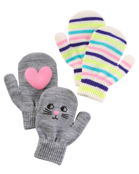 2-Pack Gripper Mittens