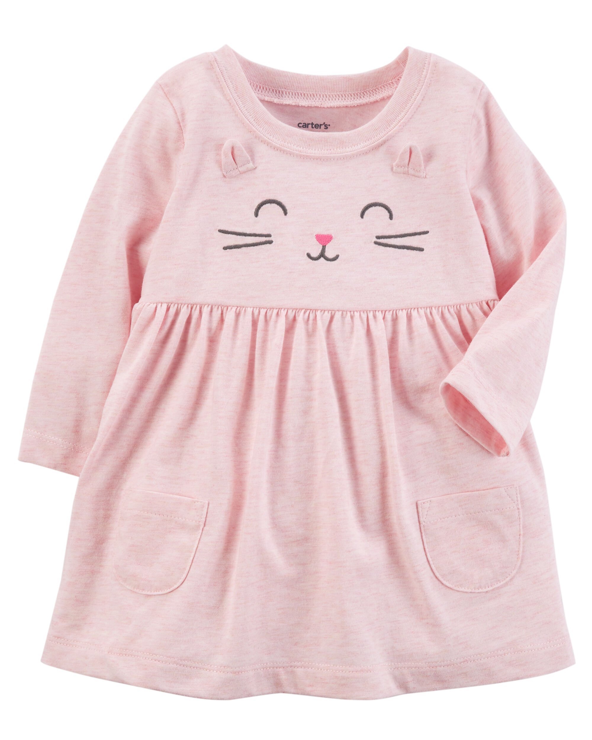 Heathered Kitty Dress | Carters.com
