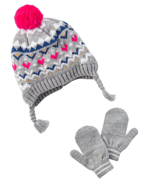 Hat & Mitten Set