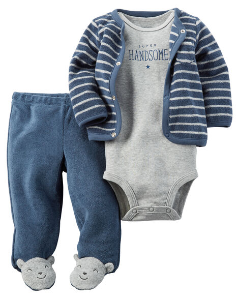 3-piece terry little jacket set msrp*: $26.