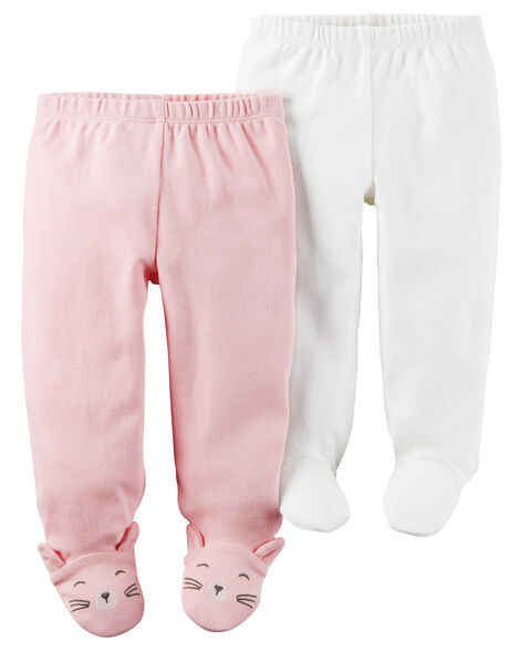 2-Pack Babysoft Footed Pants