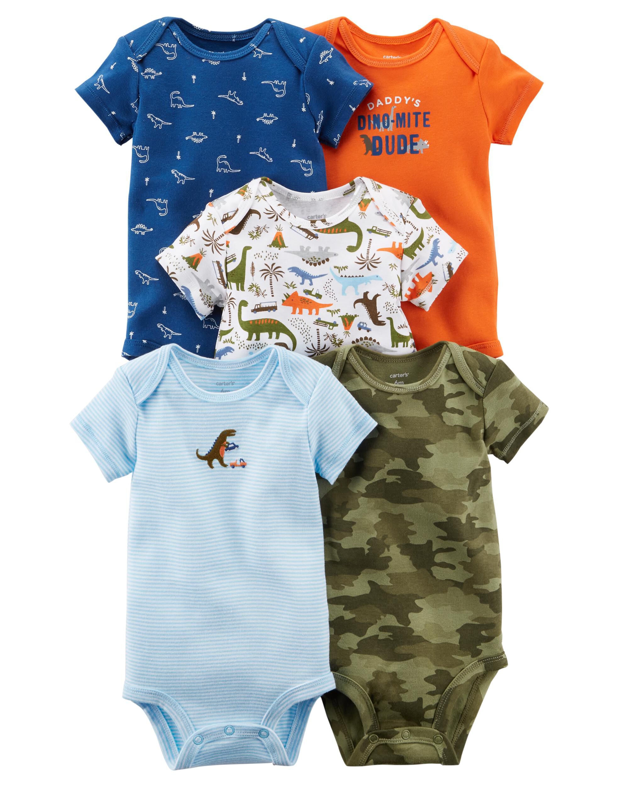 Baby Boy OnePiece Bodysuits, MultiPack Bodysuits Carter's Free
