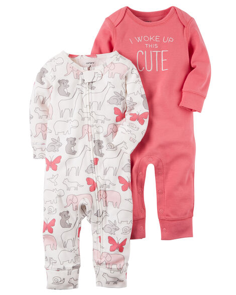 2-Pack Babysoft Coveralls