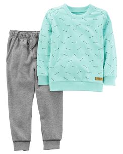 crewneck jogger set
