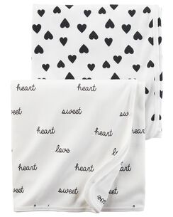 2-Pack Babysoft Swaddle Blankets