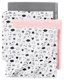 4-Pack Receiving Blanket