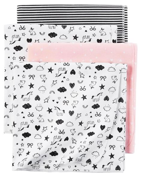 4-Pack Receiving Blanket