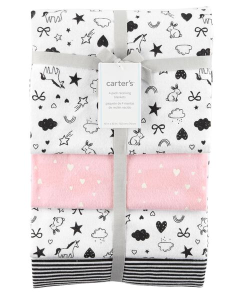 4-Pack Receiving Blanket