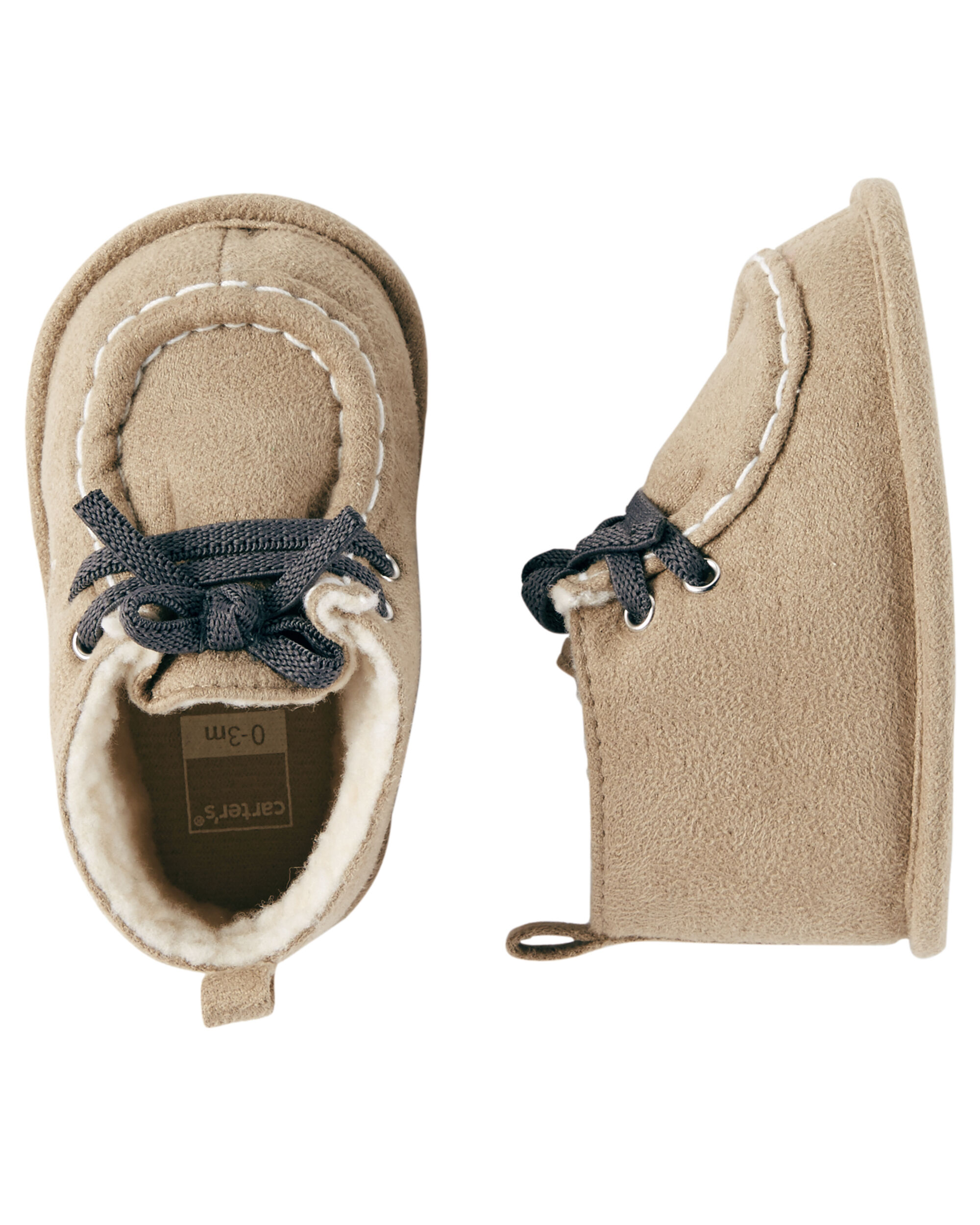 carter's moccasin crib shoes