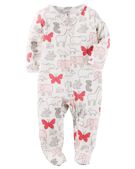 Cotton Zip-Up Sleep & Play