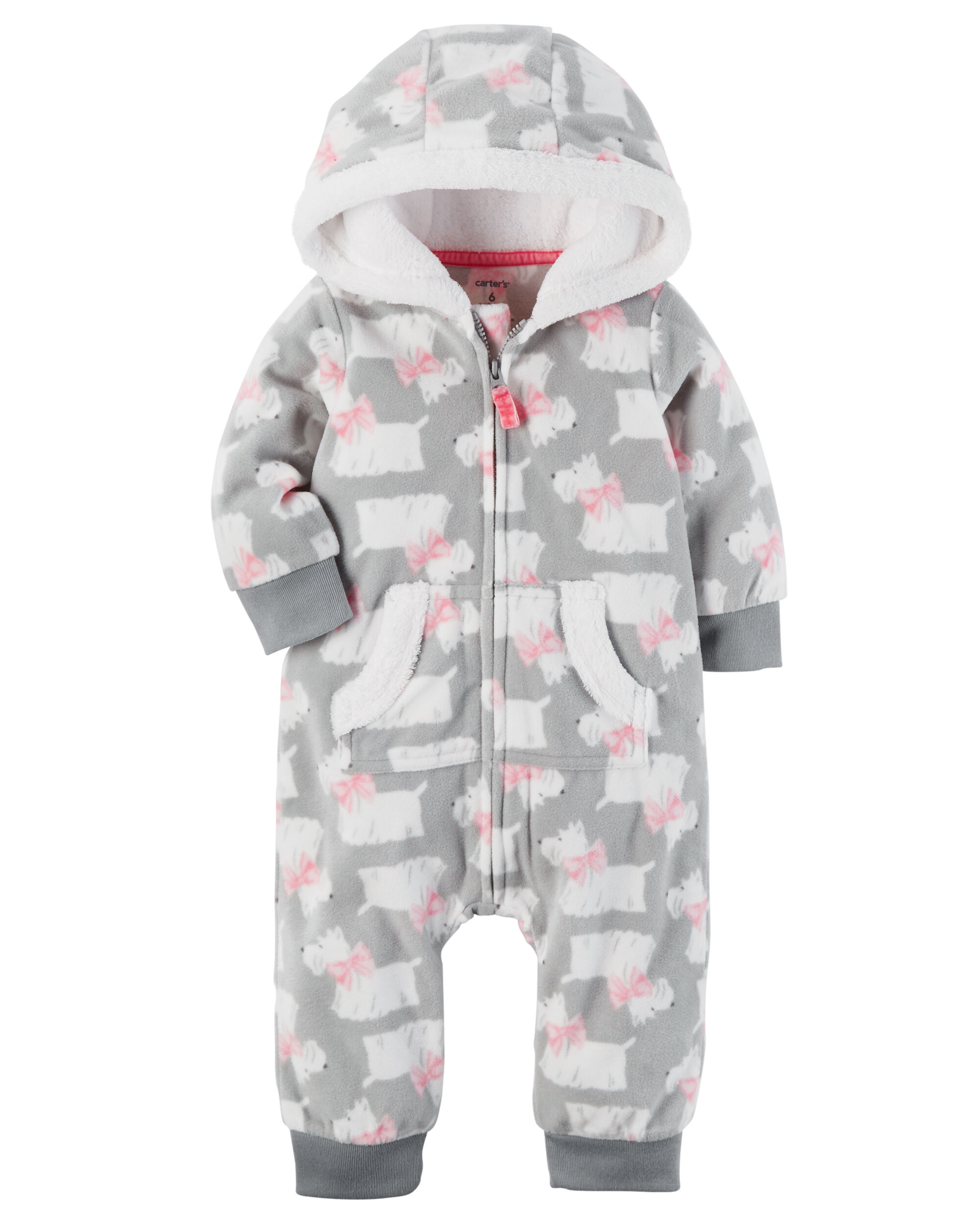 Hooded Fleece Jumpsuit