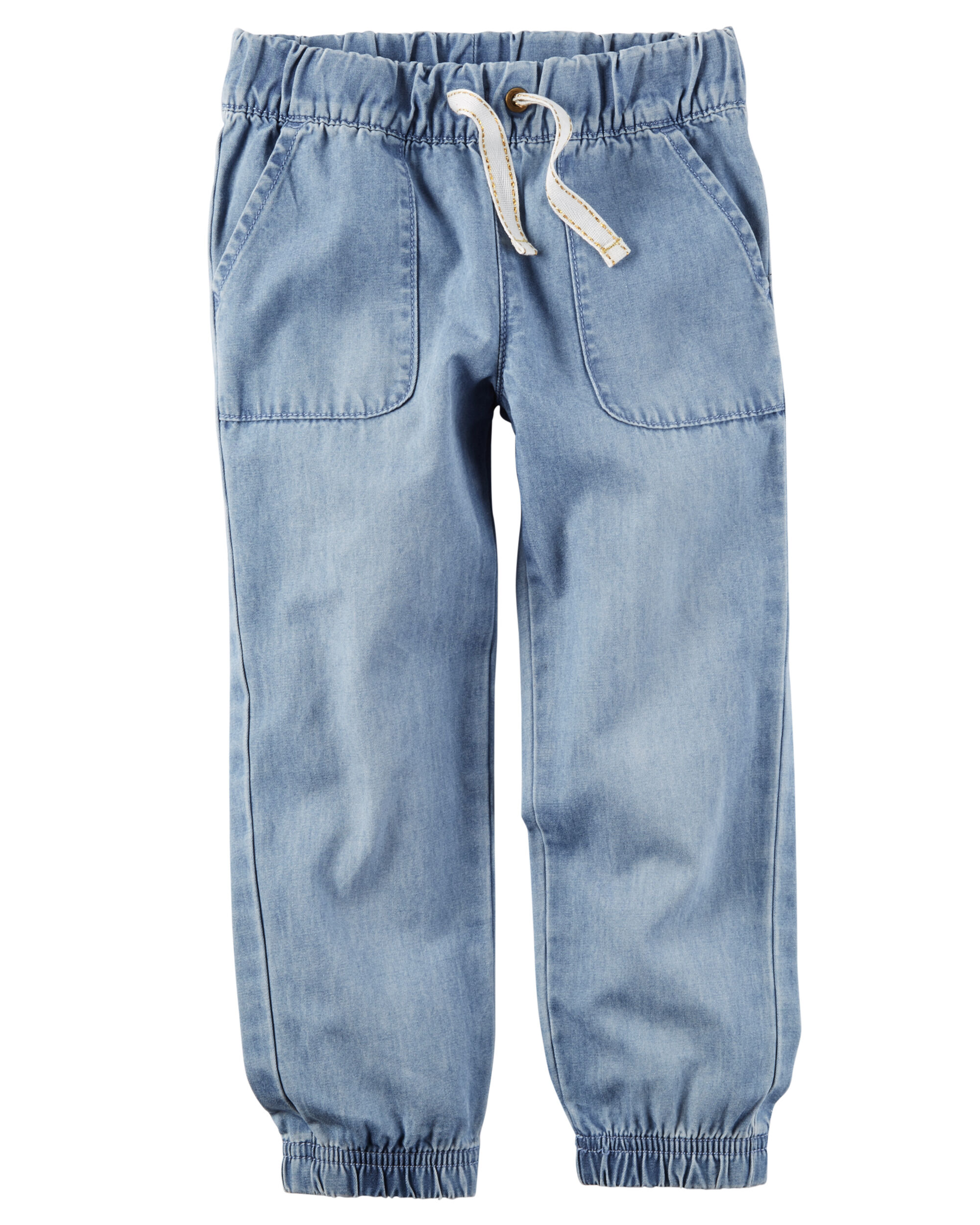 chambray joggers