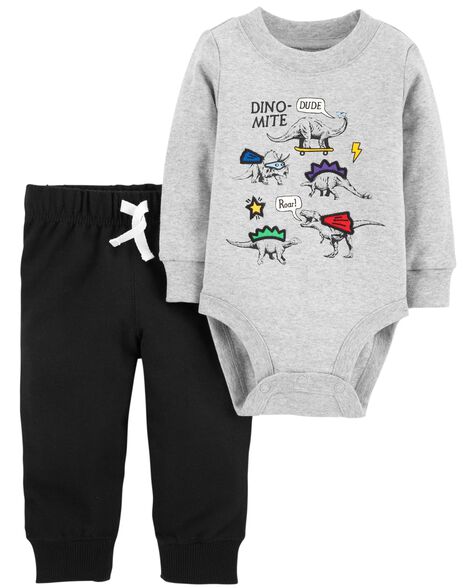 baby boy 2-piece bodysuit pant set | carters.com