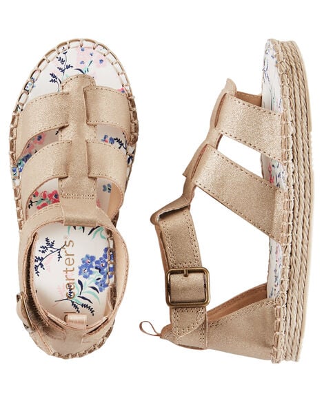 carter's glitter sandals
