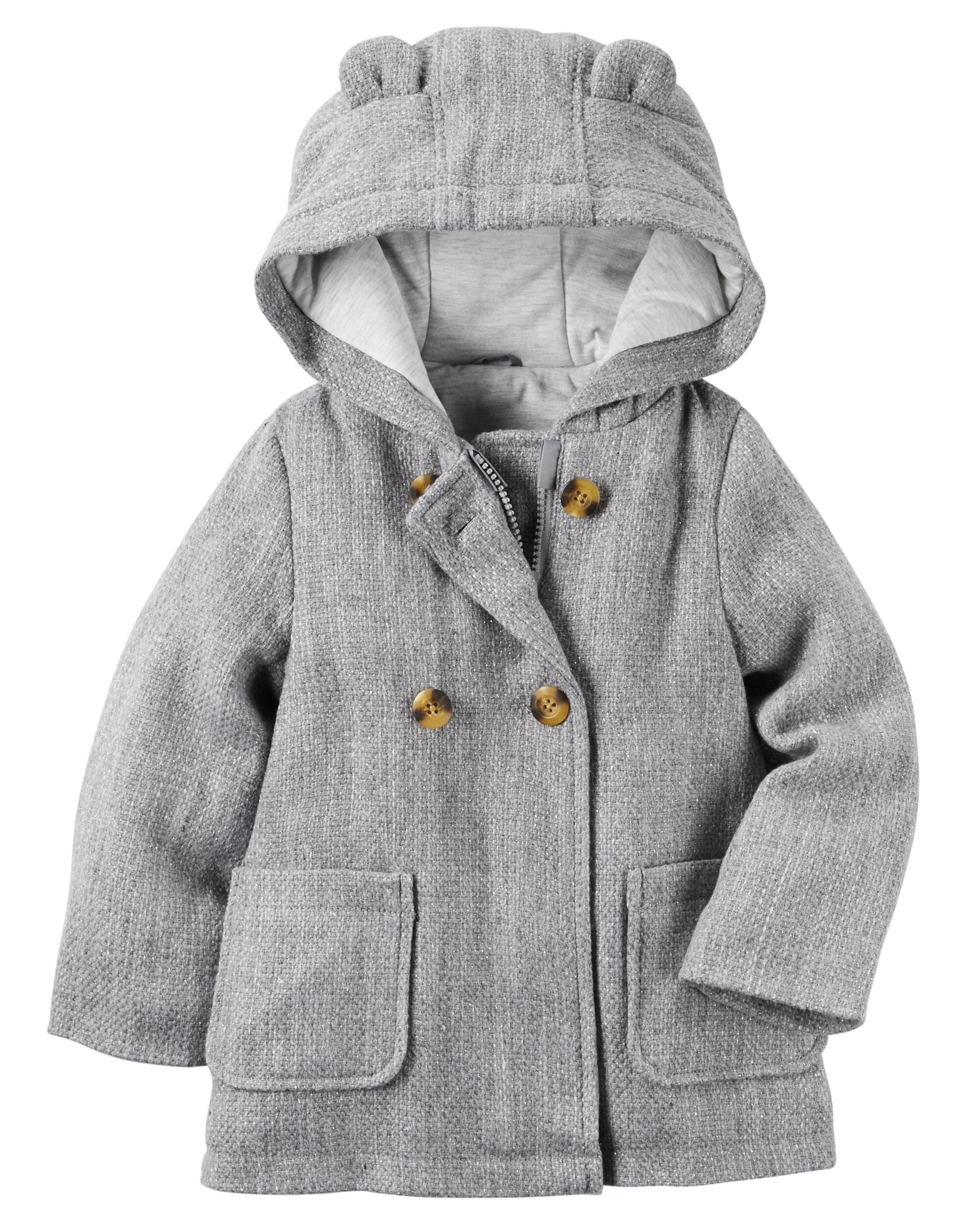 Toddler Pea Coat With Hood Han Coats