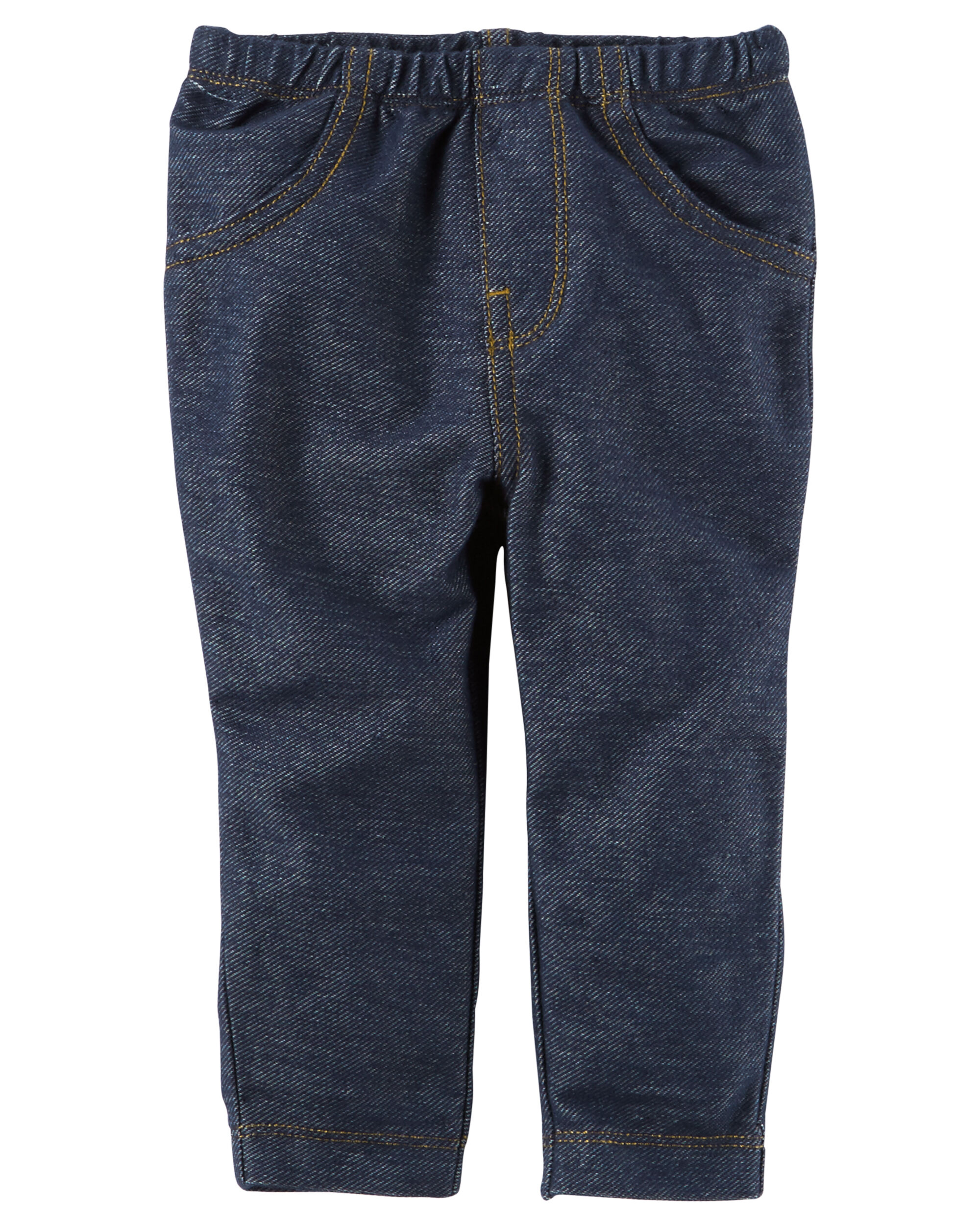carters pull on denim pants