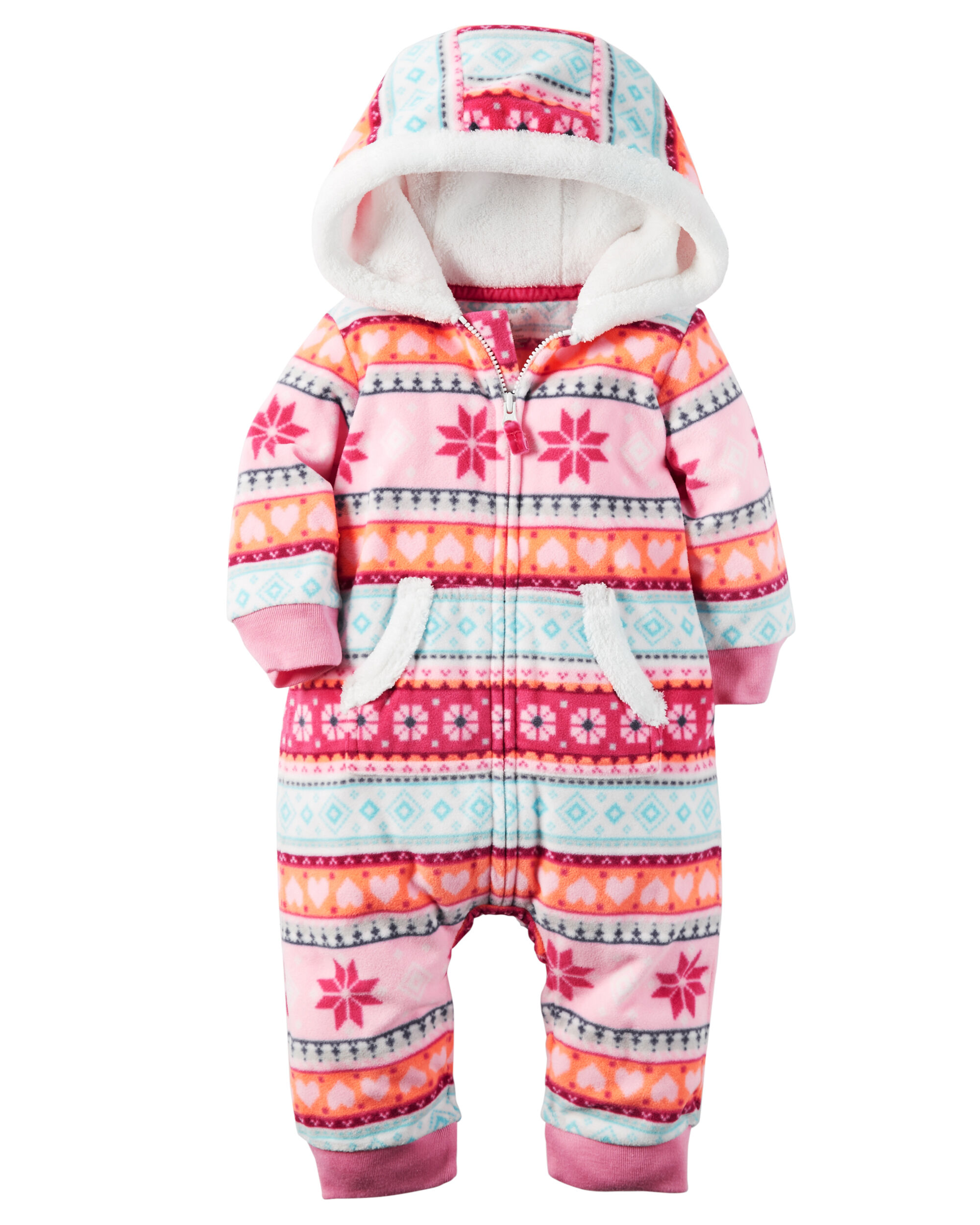 Hooded Fleece Jumpsuit