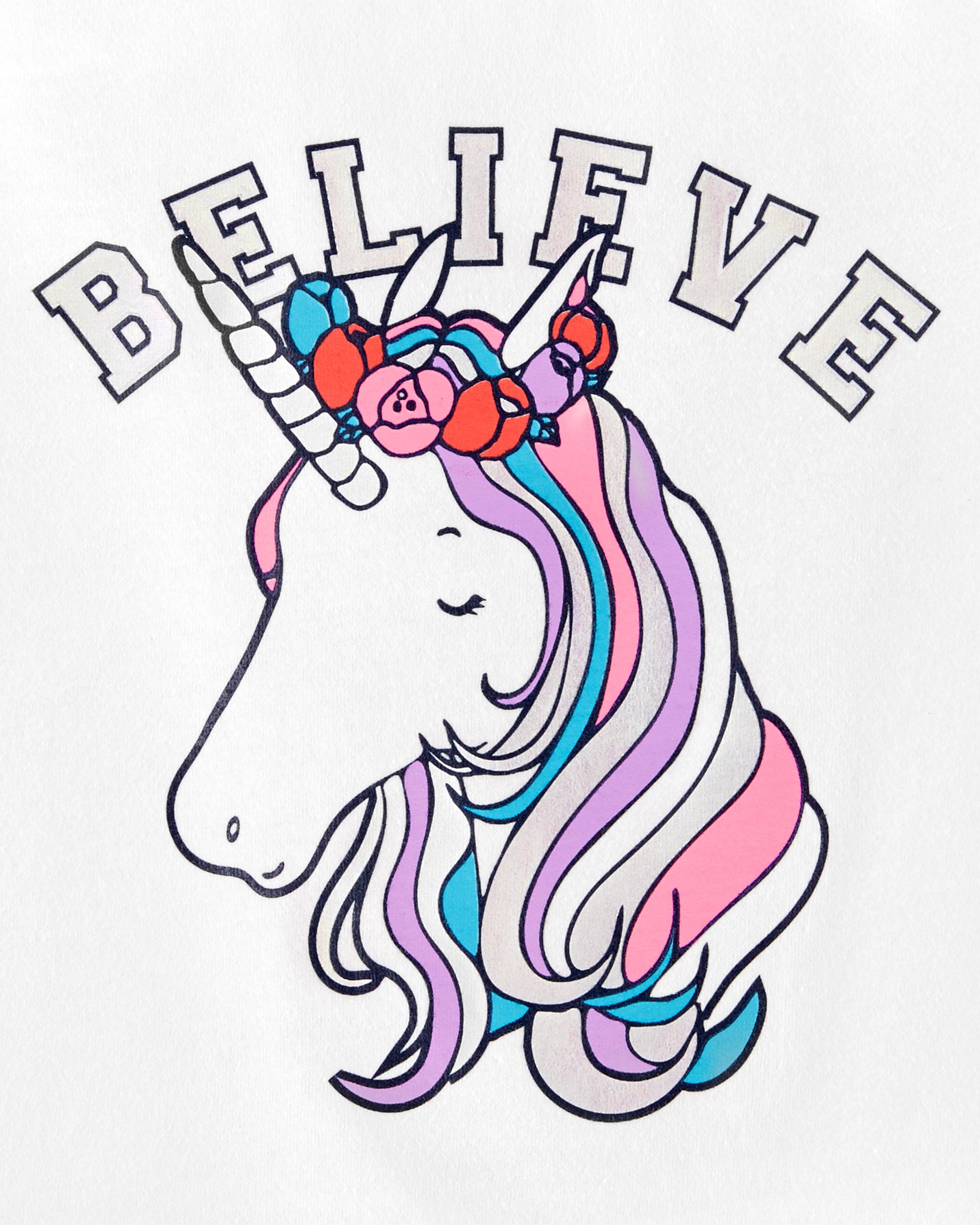 unicorn varsity tee