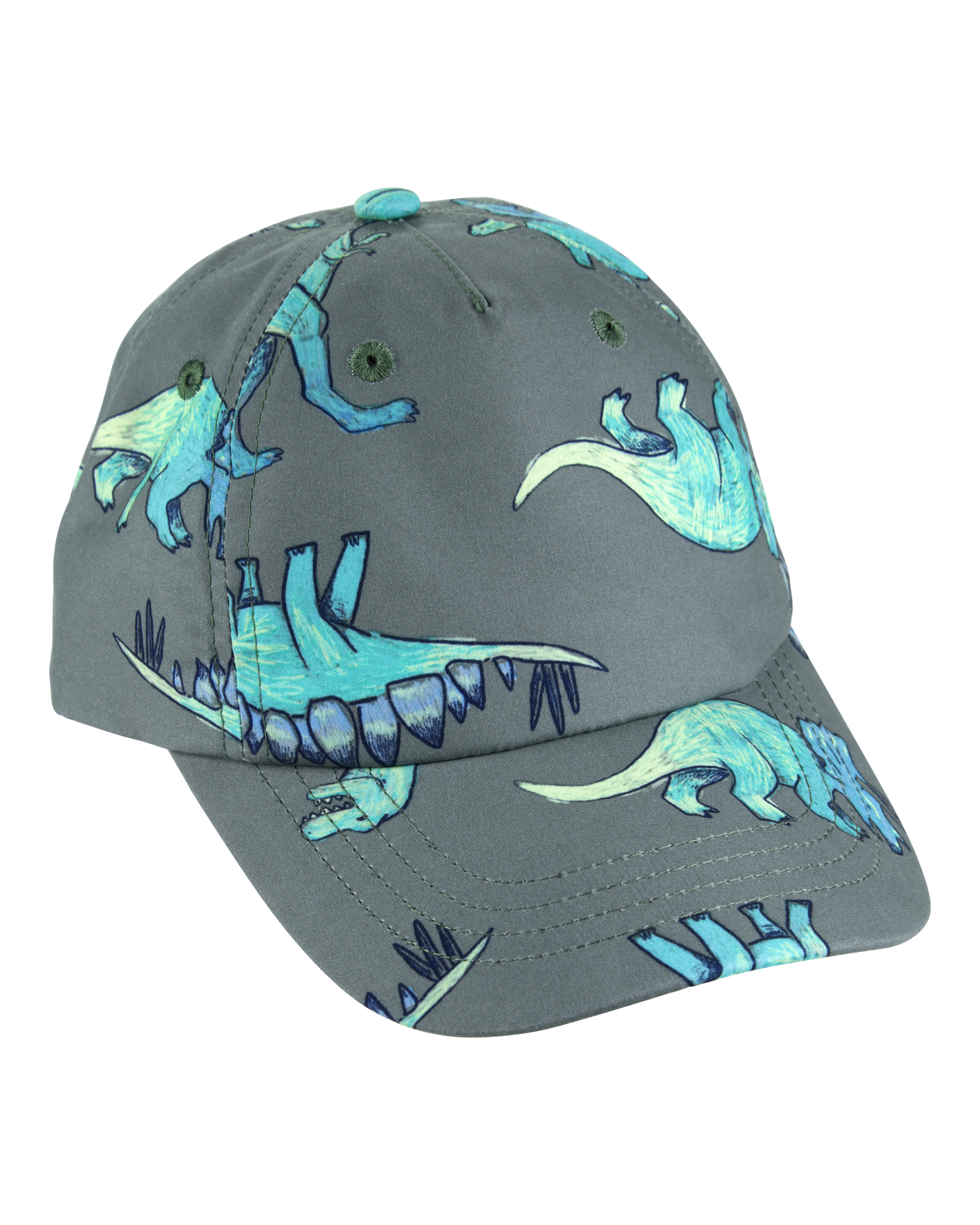 Toddler Boy Dinosaur Swim Cap - Green