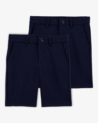 Product image 1 of Kid 2-Pack Ponte Knit Uniform Pants - Navy