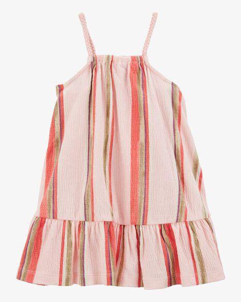Toddler 2-Piece Butterfly Short-Sleeve Top & Crochet Skort Set - Pink/Ivory