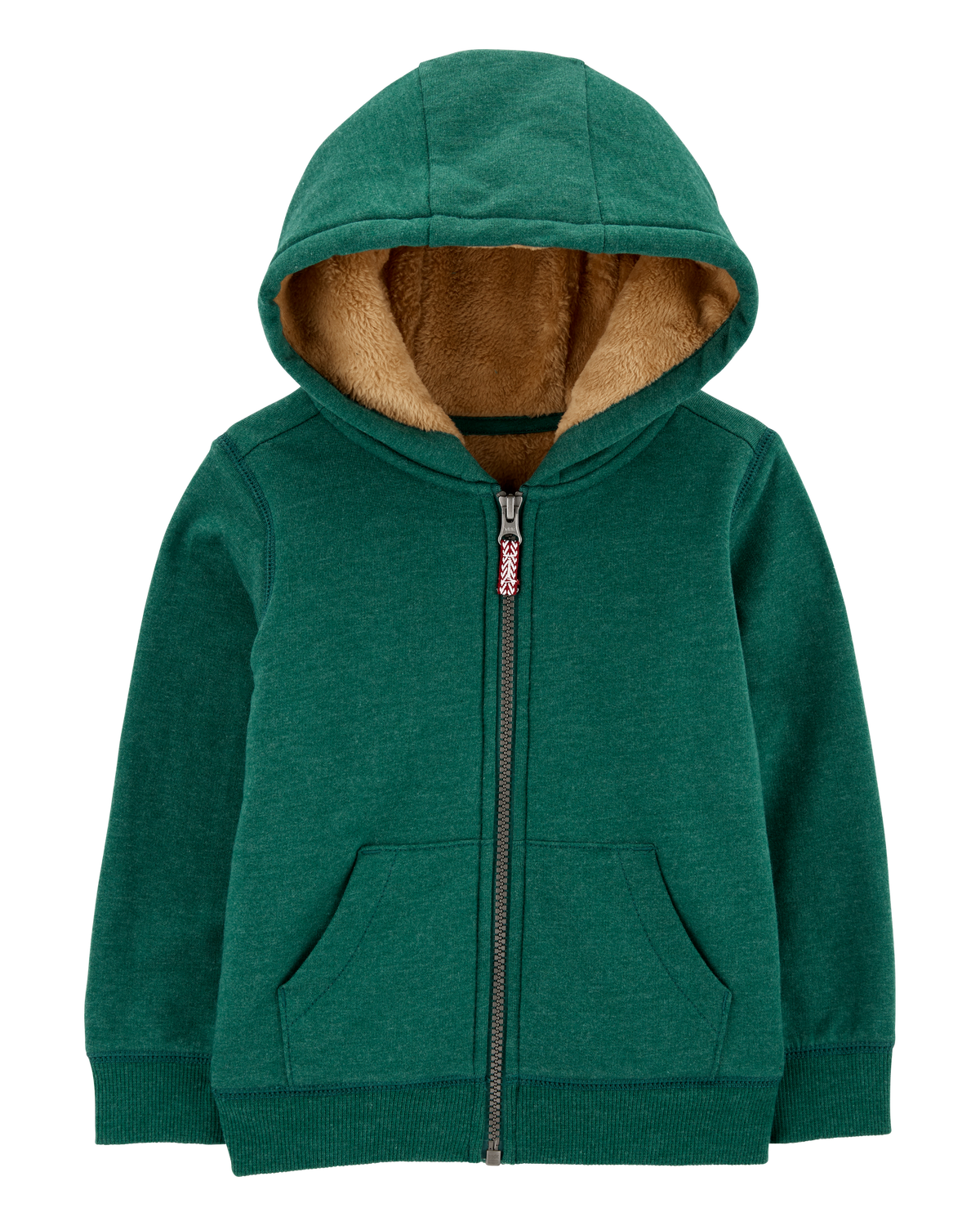 ★TRILLION★ Fleece 2 Pocket Work Varsity Zip-Up Jacket Khak M2451GHGHOSTF_600x600_crop_cen