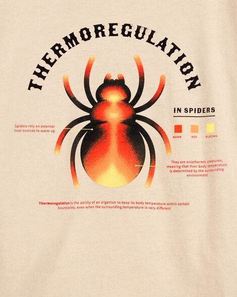  Product image 2 of Kid Spider Cotton Blend Long-Sleeve Tee - Khaki