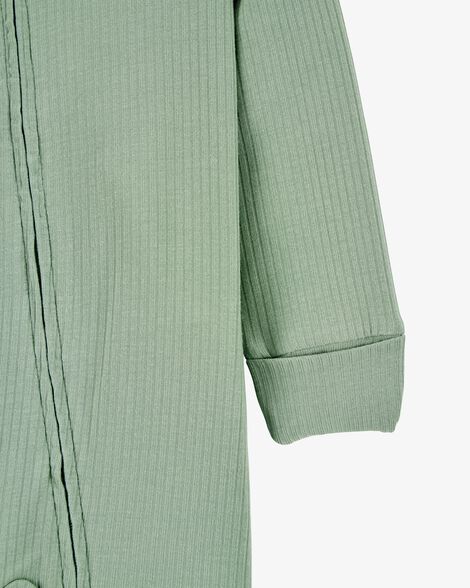  Product image 2 of Baby Solid 2-Way Zip PurelySoft Sleep & Play Pajamas - Green