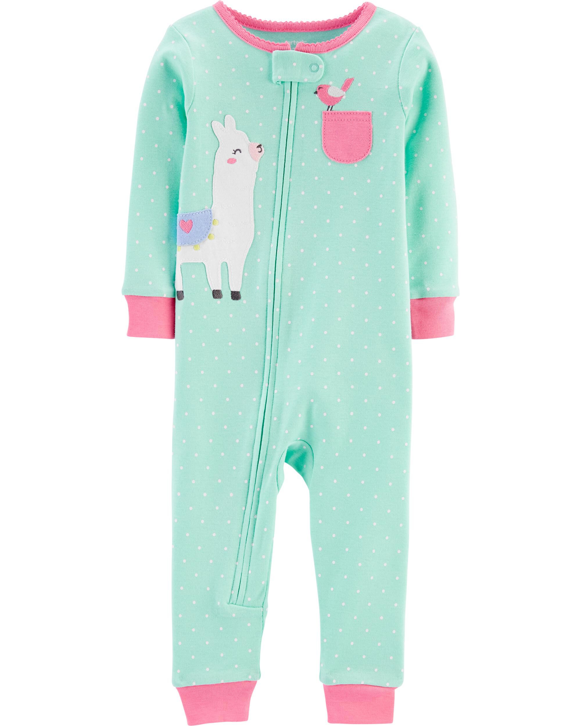 *CLEARANCE* 1-Piece 100% Snug Fit Cotton Footless PJs