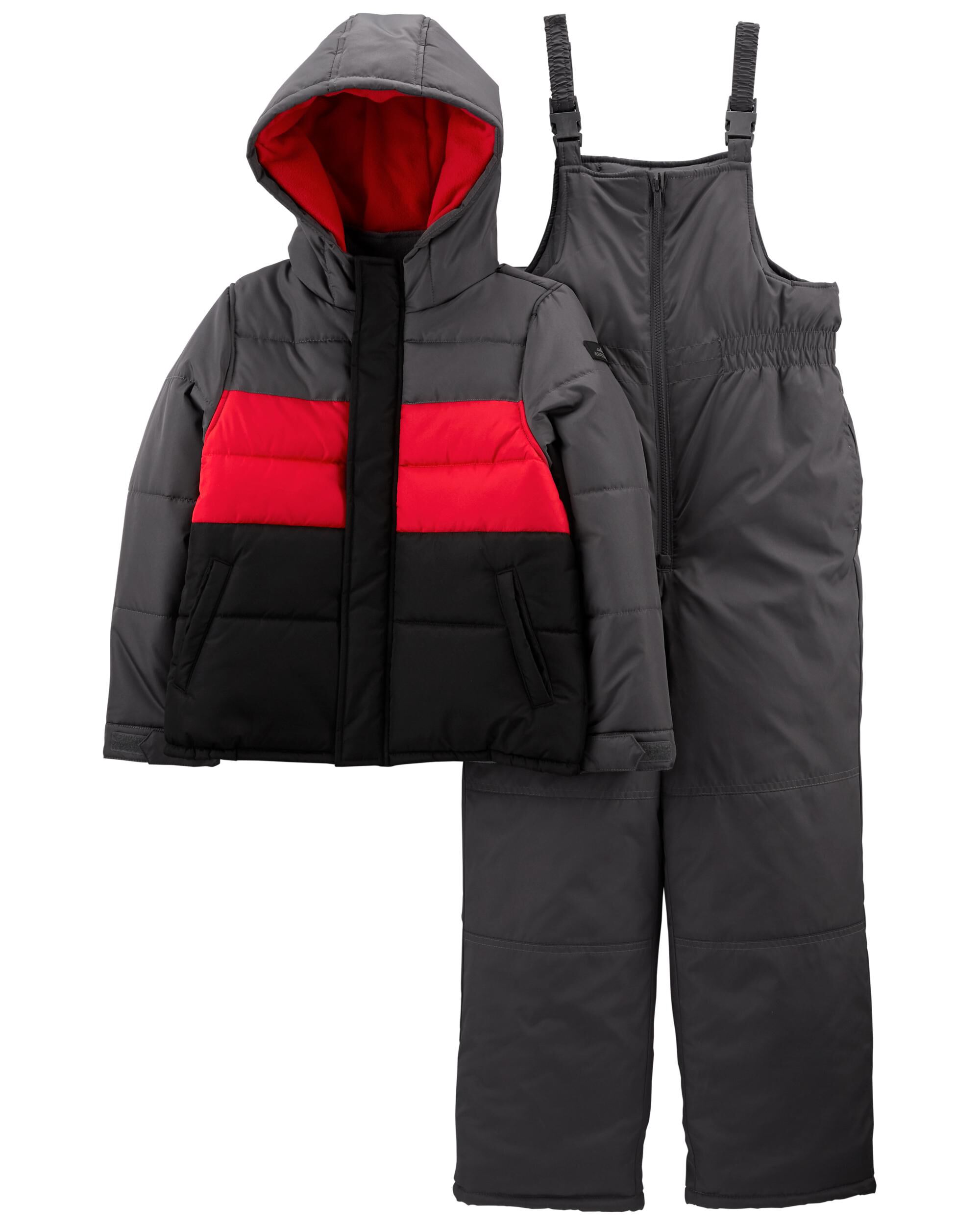 2-Piece Colorblock Snowsuit