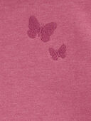 Pink - Baby Embroidered Peplum Jacket, Selected