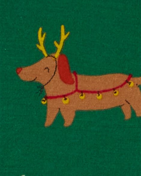  Product image 3 of Baby 1-Piece Christmas Dog PurelySoft Footie Pajamas