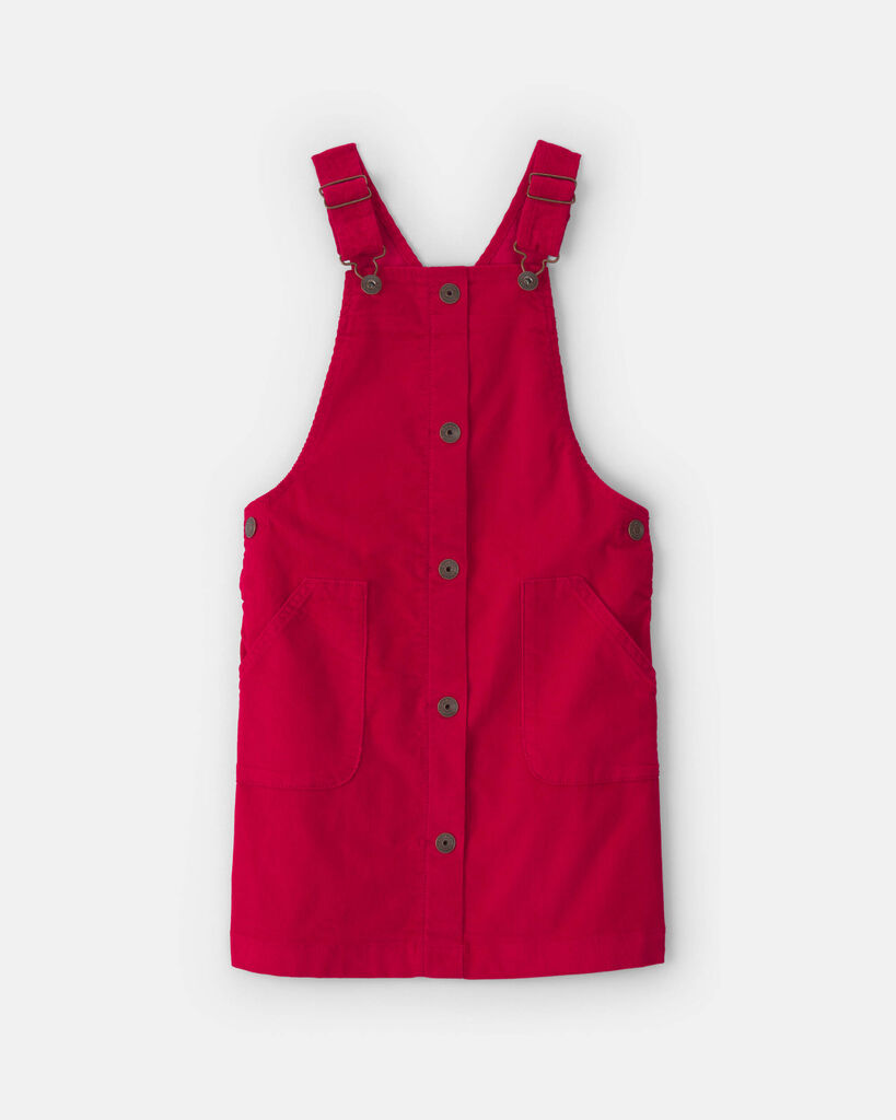OshKosh B'gosh Girls Corduroy Skirtall 10 Red