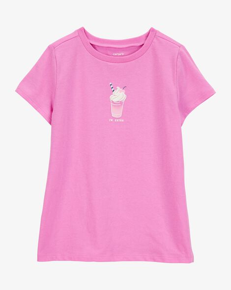  Product image 1 of Kid Milkshake Short-Sleeve Graphic Tee - Purple