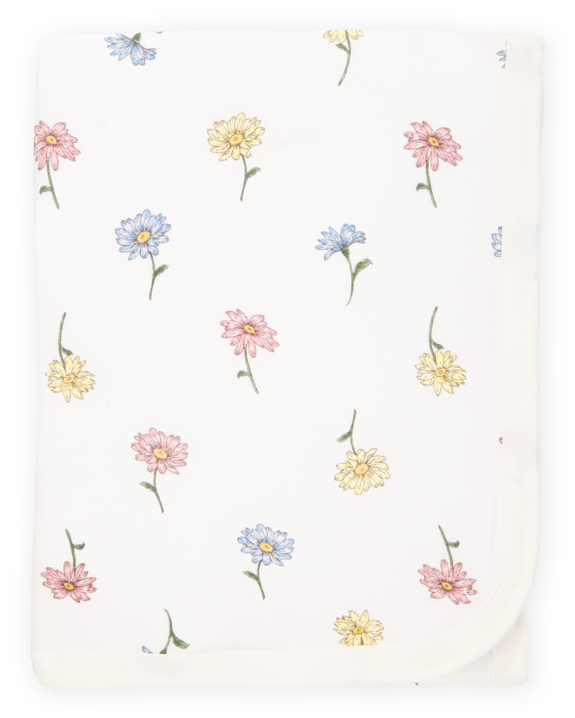 Baby Girl Floral PurelySoft Blanket - Ivory