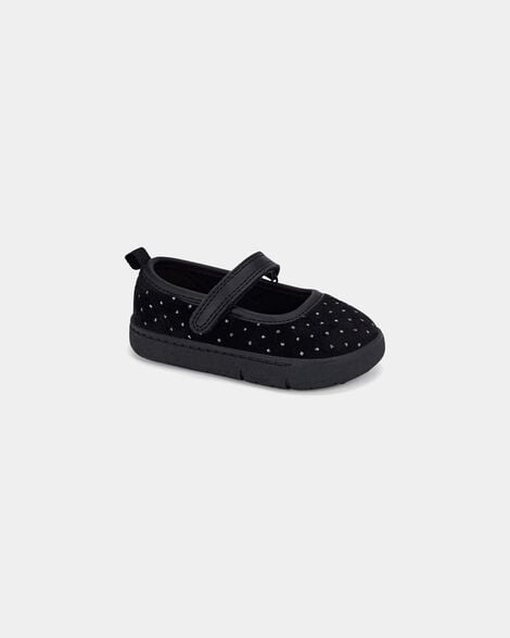 baby girl every step® first walker mary jane flats - black