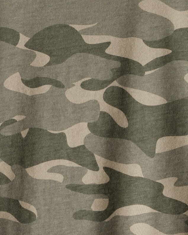 Product image 2 of Boys Camo Long-Sleeve Tee - Green