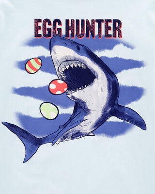 Product image 2 of Kid Egg Hunter Shark Graphic Tee