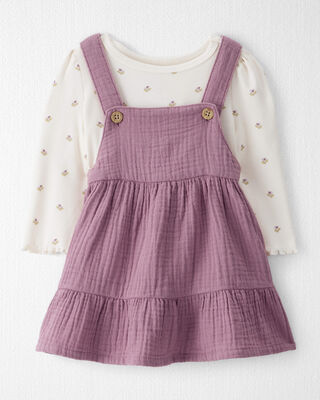 Product image 1 of Baby Girl 2-Piece Organic Cotton Jumper Set