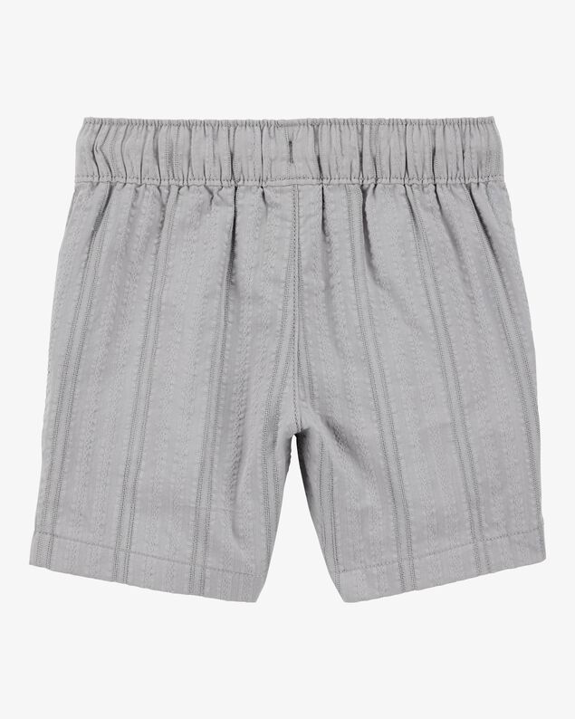 Product image 2 of Baby Seersucker Drawstring Shorts - Grey