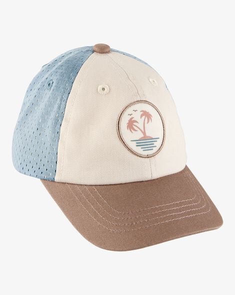  Product image 1 of Baby Palm Tree Colorblock Baseball Hat - Tan