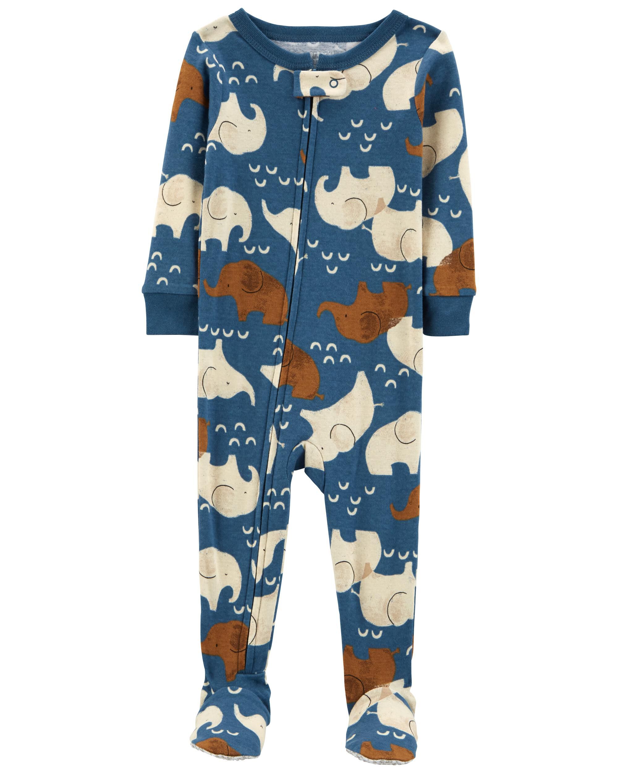 Carters Baby Boys 1 Piece Cotton Footed Sleepers