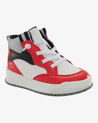 Product image 1 of Toddler High-Top Sneakers - Red/White
