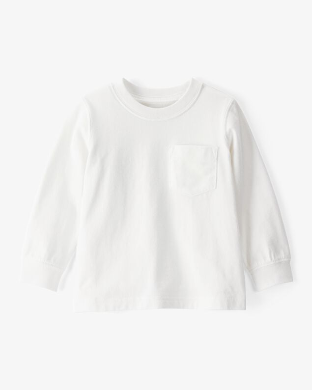Product image 1 of Long-Sleeve Pocket Tee - White