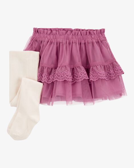 Product image 1 of Baby Tulle Ruffle Skort Set