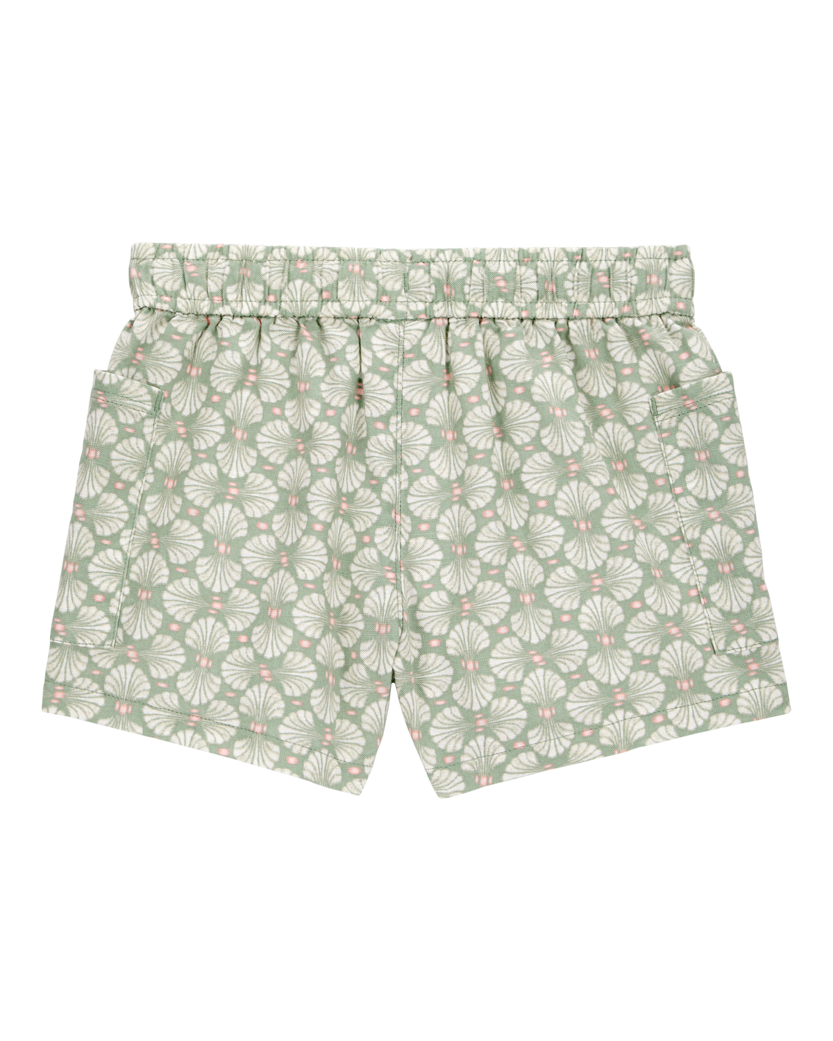 Toddler Tropical Print Drawstring Shorts - Green - OshKosh