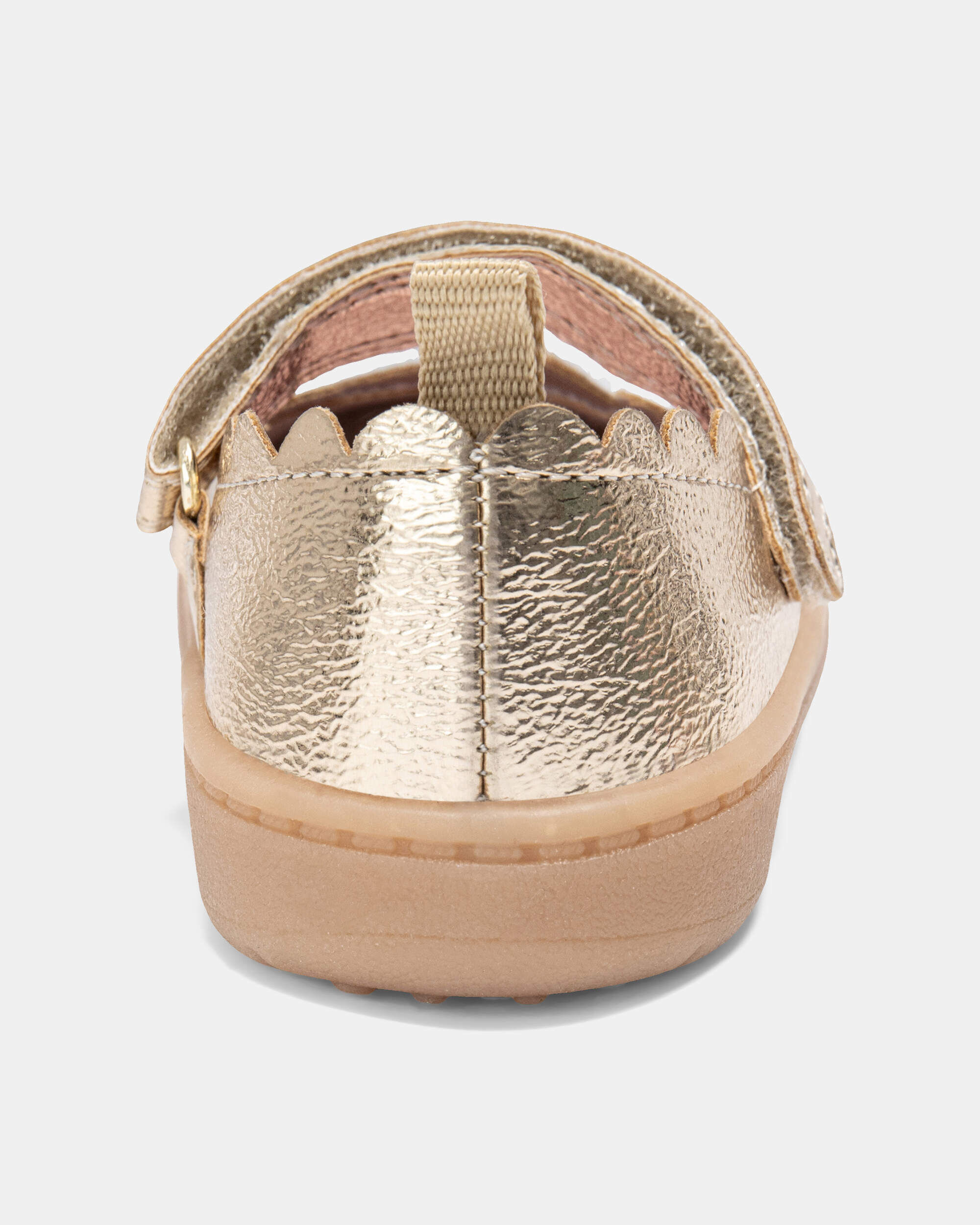ninaページ Baby Girl Every Step® First Walker Shiny Dress Shoes - Gold