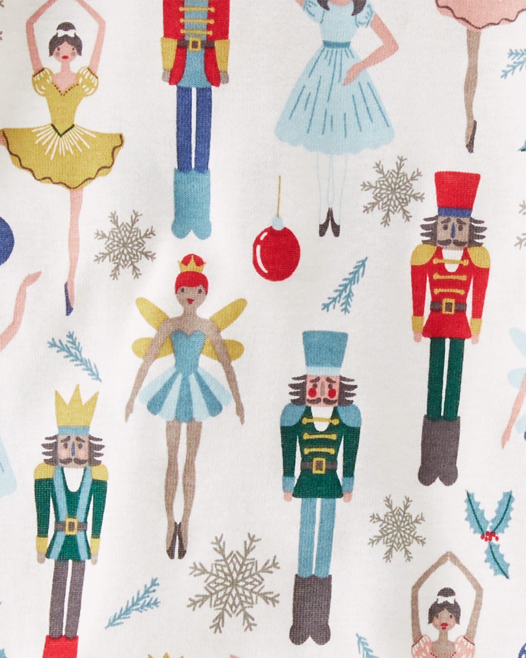 Toddler Organic Cotton Pajamas Nutcracker