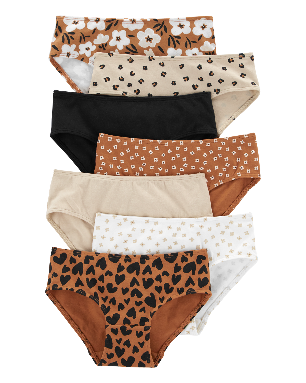 Kid 7-Pack Stretch Cotton Hipster Underwear - Carter's